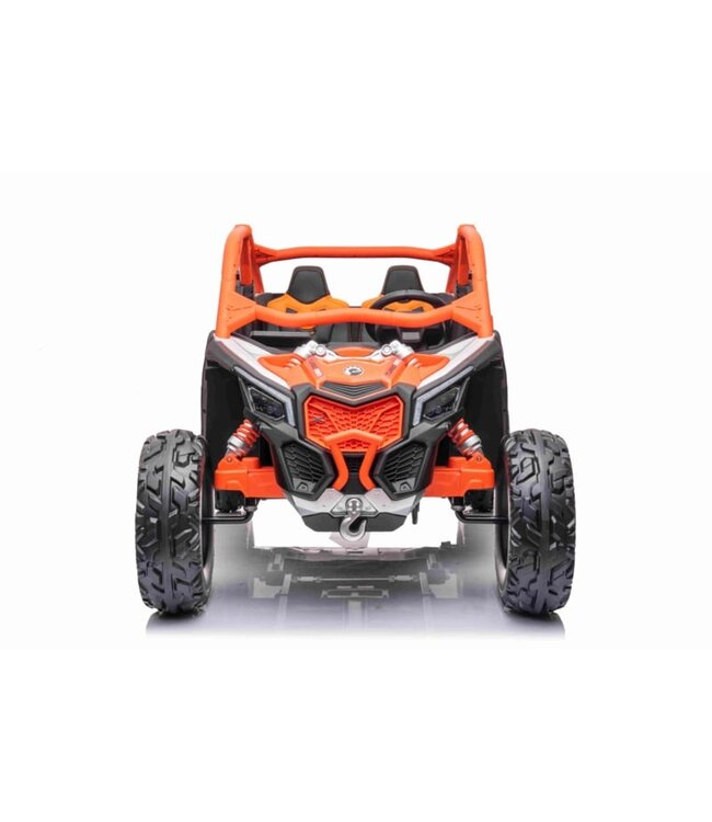 Can-Am Maverick 24V 2-seater 4WD buggy orange with MP4 screen