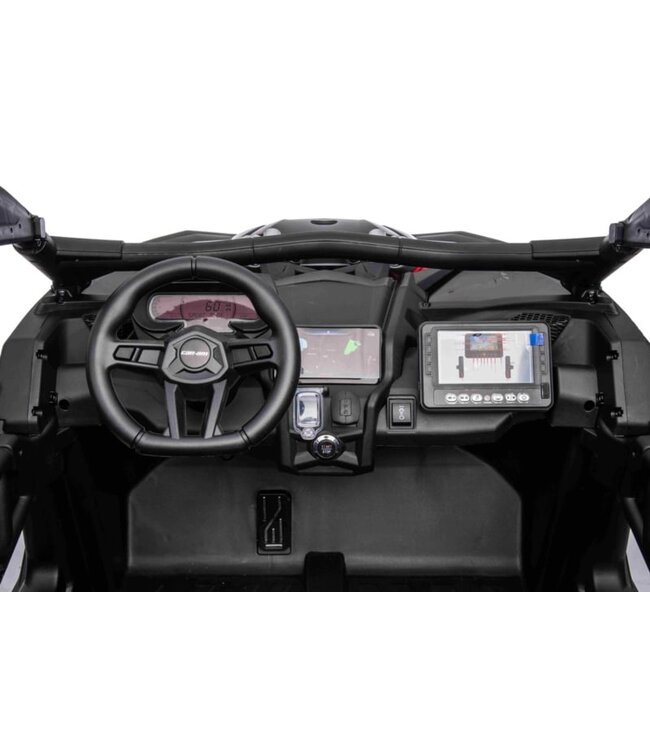 Can-Am Maverick 24V 2-seater 4WD buggy black with MP4 screen