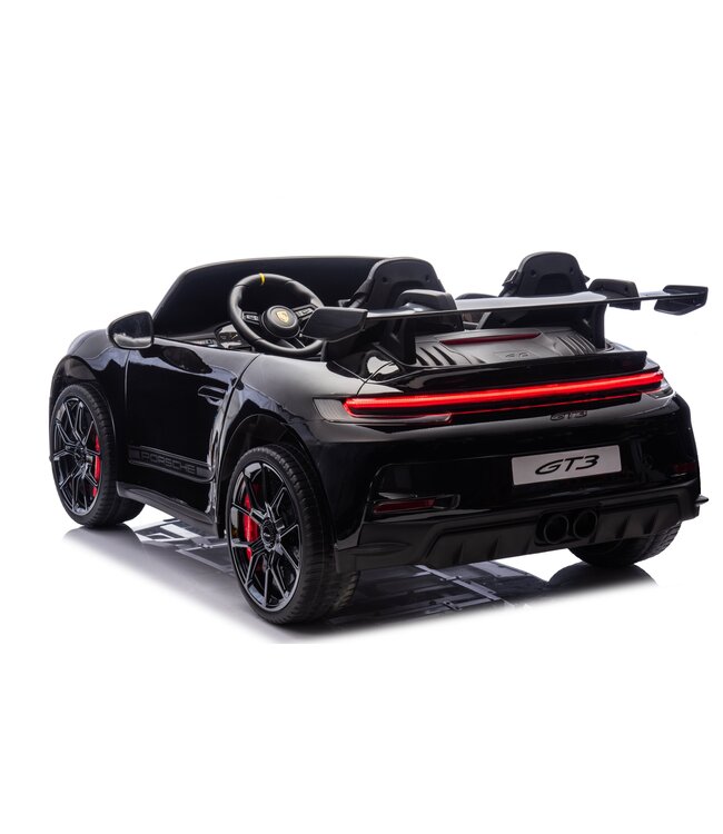 Porsche 911 GT3 2-Seater 24V 4WD Black with 7-inch MP4 Screen