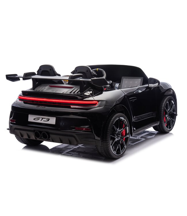 Porsche 911 GT3 2-zitter 24V 4WD zwart met 7 inch MP4-scherm