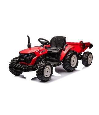 Tractor with Tipper Trailer 24V Red
