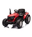 Kids' Electric Tractor with Tipper Trailer 24V Red, 2.4G Remote