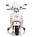 Vespa GTS Super 12V electric kids' scooter white with windscreen
