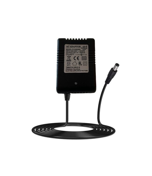 12 volt 1000mA oplader met ronde plug