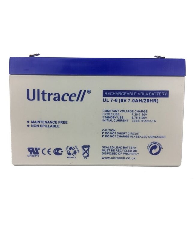 Ultracell Batterie 6 volts, 7 Ah