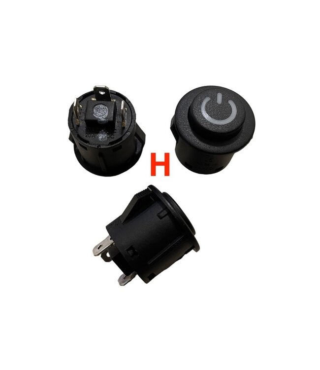 Switches and on/off buttons for electric children's cars, motorcycles and quads