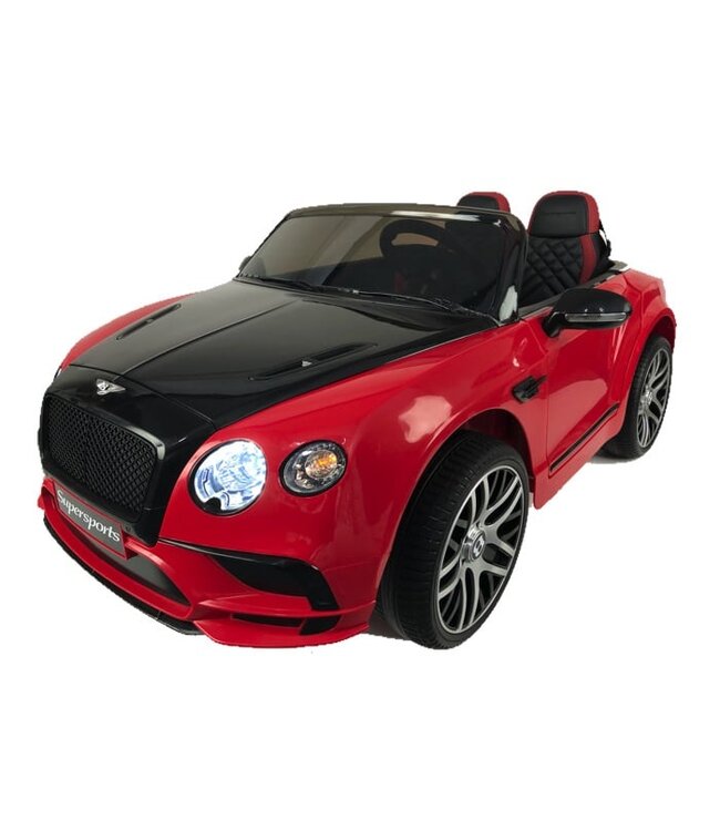 Bentley Supersports, 2 seater electric kids car, rubber tires and more!
