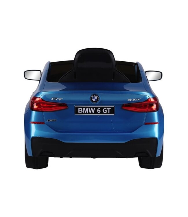 BMW 6 GT, Leder zitje, Rubberen banden, Kinder Accu Auto!