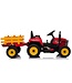 Tractor red, 2x 12 volt motors, electric children's tractor.