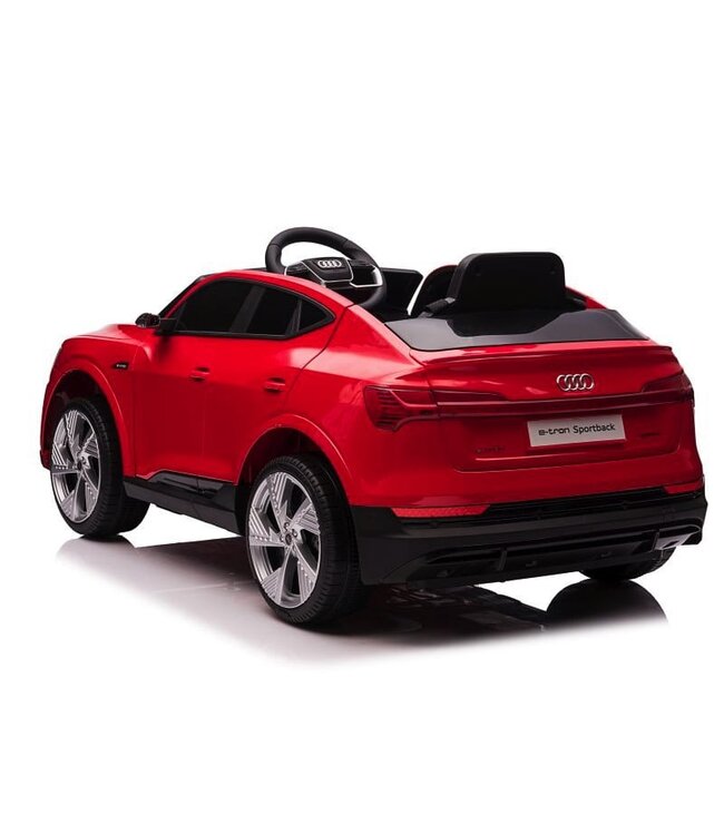 Audi e-tron, 12 volt electric children's car with rubber tires, leather seat and more!