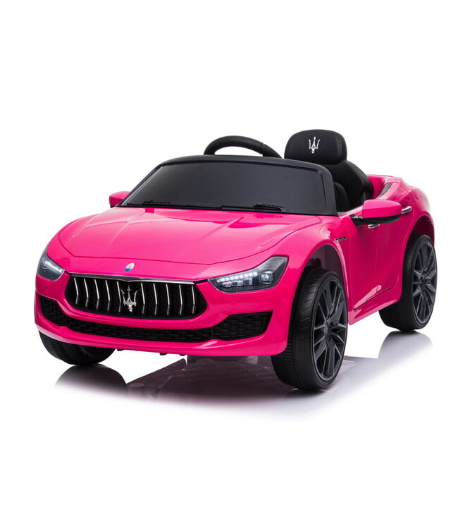 Maserati Ghibli, 12v electric children's car, rubber tires, leather seat.