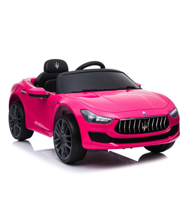 Maserati Ghibli, 12v electric children's car, rubber tires, leather seat.