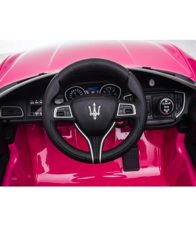 Maserati Ghibli, voiture électrique pour enfants 12v, pneus en caoutchouc, siège en cuir.