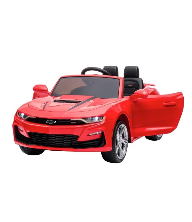 Chevrolet Camaro SS, véhicule électrique pour enfants 12V, siège en cuir, pneus en caoutchouc