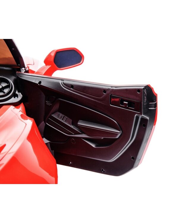 Chevrolet Camaro SS, 12V elektrische kinder voertuig, leder zitje, rubberen banden