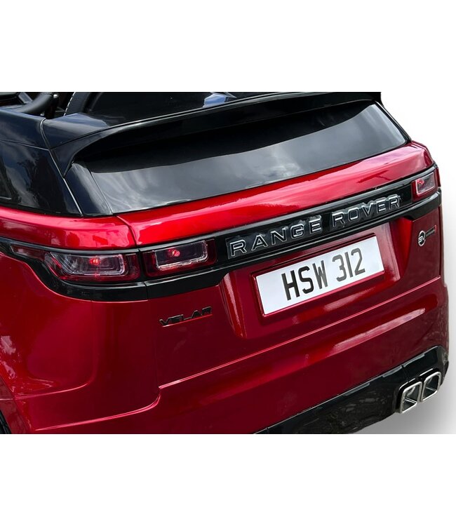 Range Rover Velar, 12 volt kinderauto met afstandsbediening en meer!