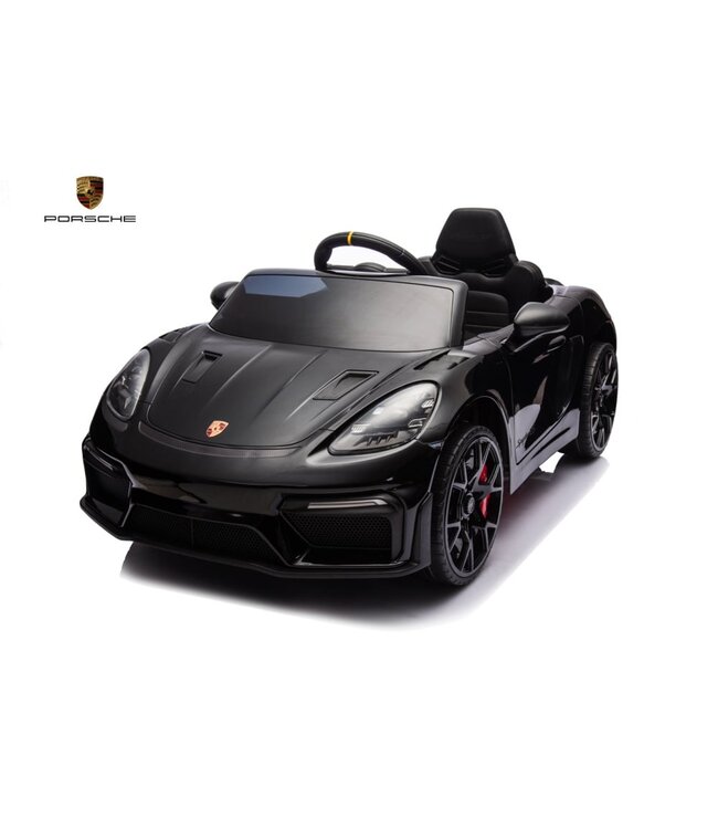 Porsche Spyder RS, 12 volt Lithium accu, rubberen banden, leder zitje en meer!