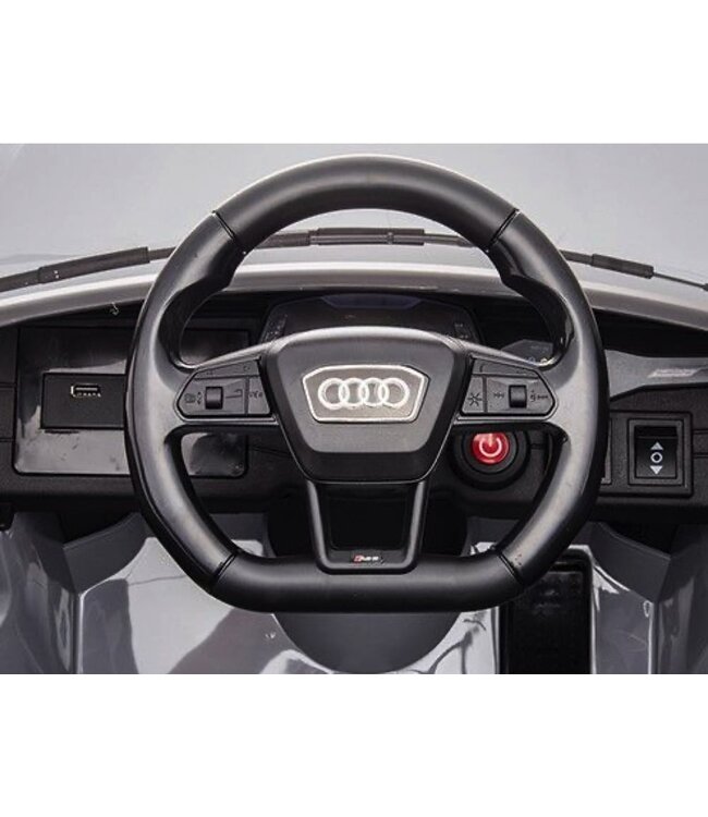 Audi RS6, 12 volt electric children's car with rubber tires, leather seat and more!