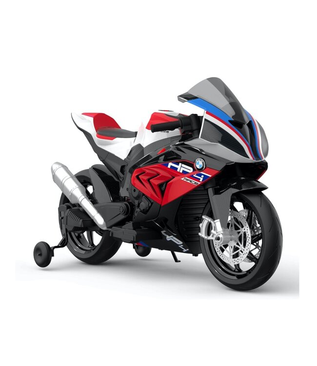 BMW HP4, moteur à batterie pour enfants 12 V avec pneus en caoutchouc et plus