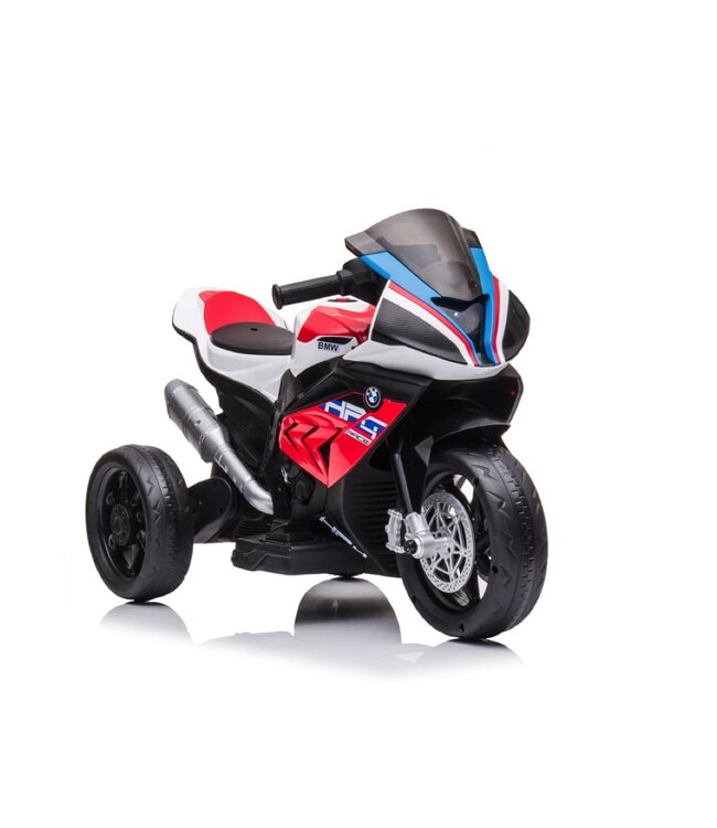 BMW HP4, 12v Kinder Accu Trike met kunststof banden en meer