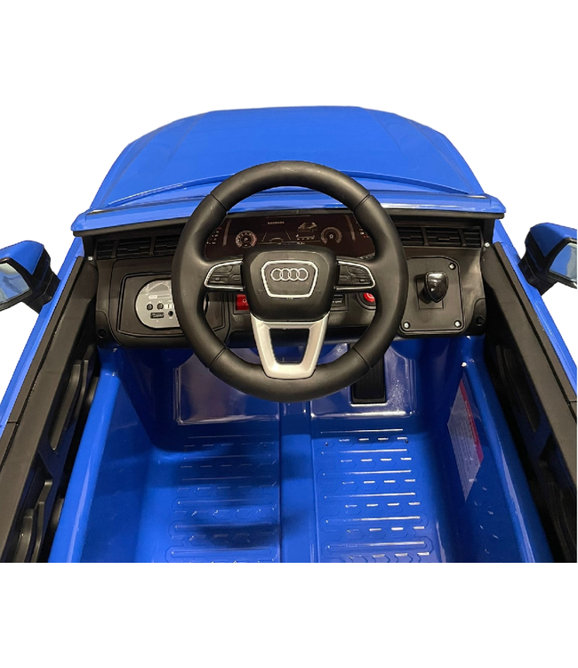 Audi Q7 elektrische kinderauto, 12 volt, rubber banden en meer!
