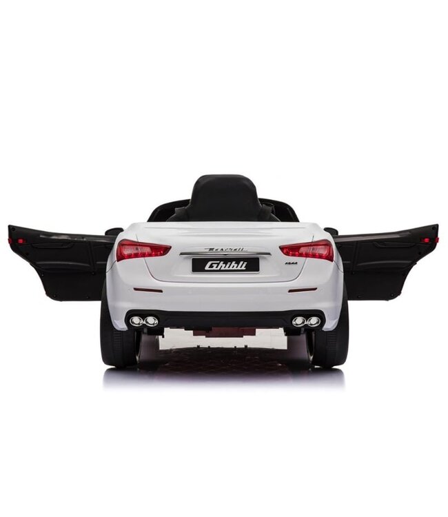 Maserati Ghibli, 12v electric children's car, rubber tires, leather seat.