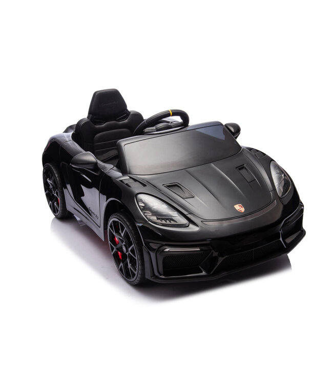 Porsche Spyder RS, 12 volt Lithium accu, rubberen banden, leder zitje en meer!