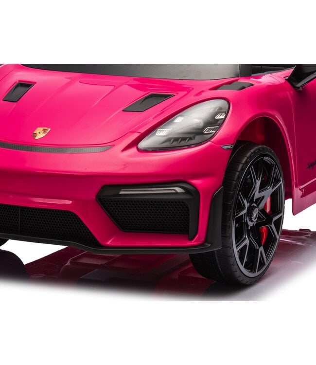 Porsche Spyder RS, 12 volt Children's Battery Car, rubber tires, leather seat and more!