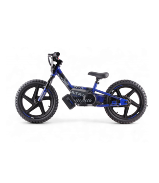 Vélo d'équilibre électrique 24 volts, 16 pouces - bleu