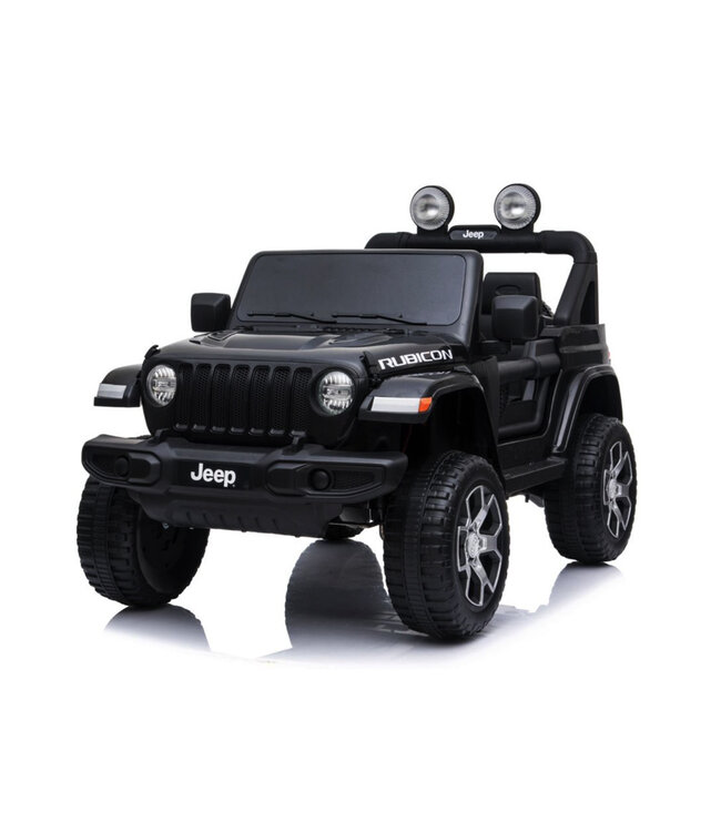 Jeep Wrangler Rubicon, 12 volt electric kids car, leather seat and more!
