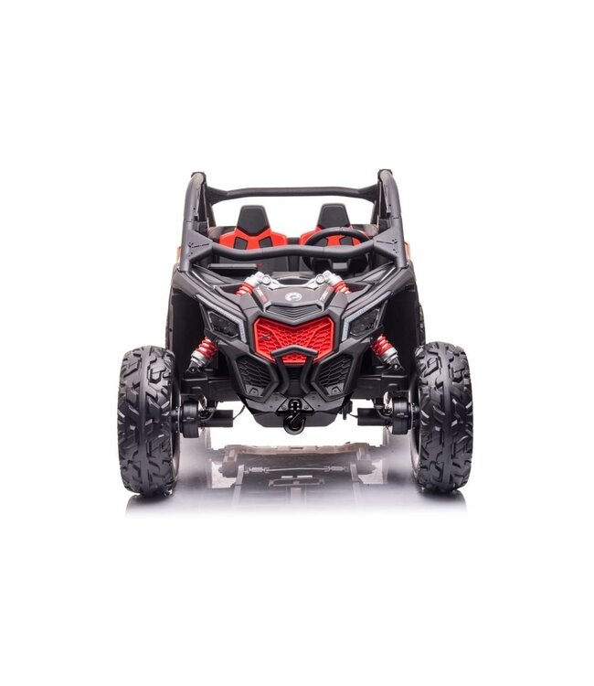 Buggy CAN-AM Maverick 2 places, 24v 7Ah, siÃ¨ge cuir, pneus caoutchouc