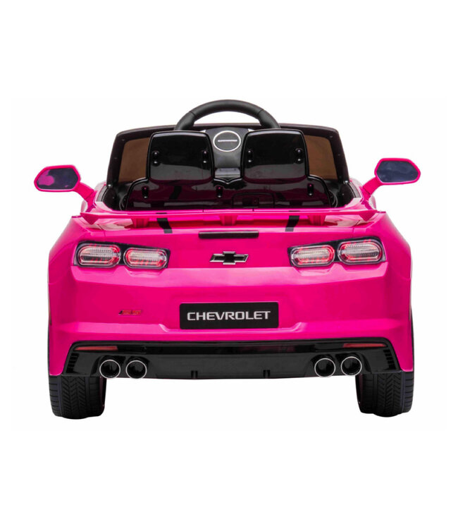 Chevrolet Camaro SS, véhicule électrique pour enfants 12V, siège en cuir, pneus en caoutchouc.