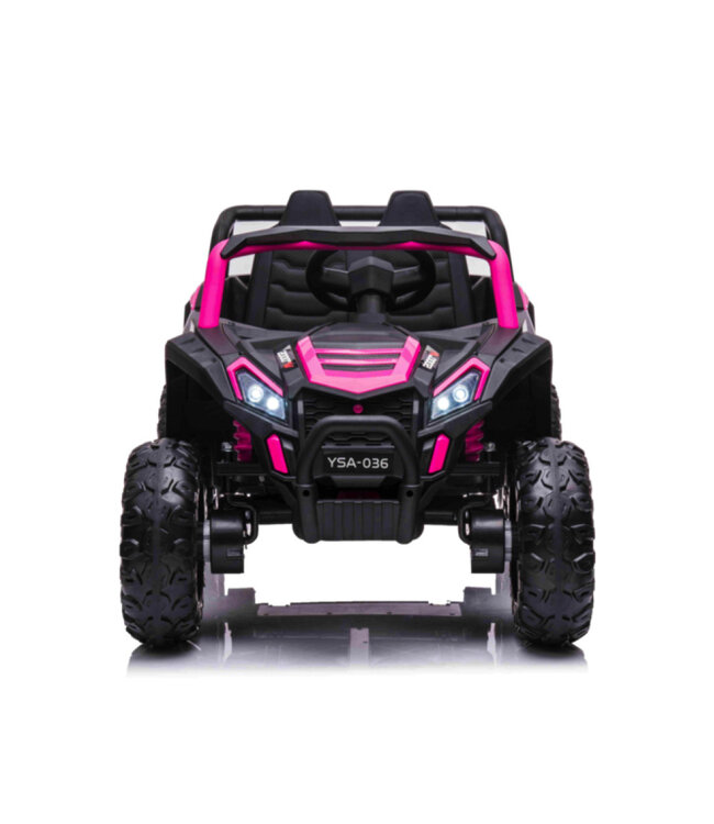 Beach Buggy, 12 volt elektrische kinderauto met EVA banden en kunstleder zitje!