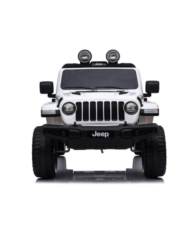 Jeep Wrangler Rubicon, 12 volt electric kids car, leather seat and more!