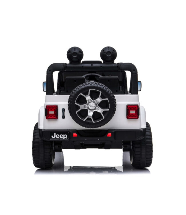Jeep Wrangler Rubicon, 12 volt electric kids car, leather seat and more!