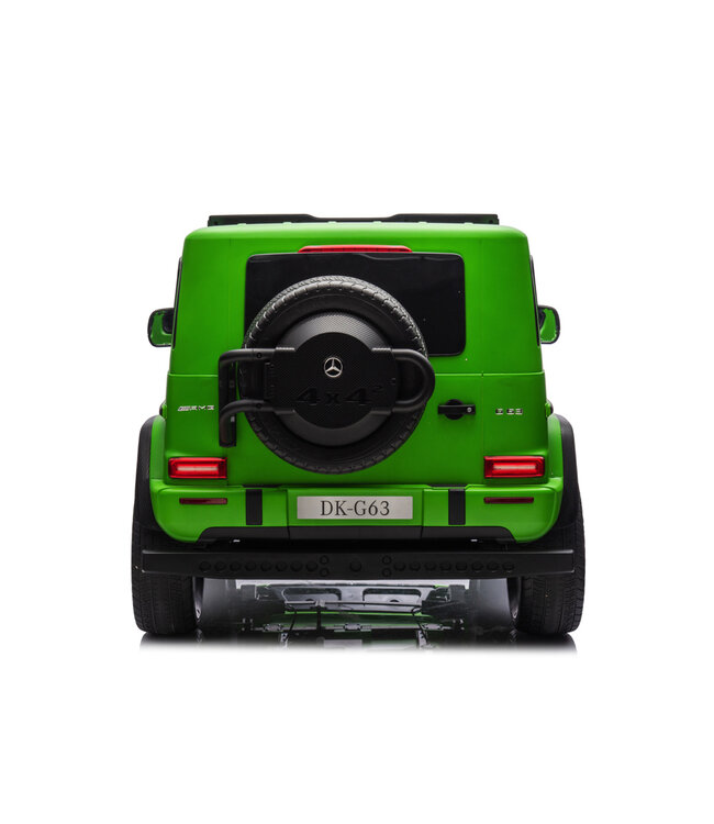 Mercedes G63 2-seater, 24 volt electric kids car with rubber tires and more!