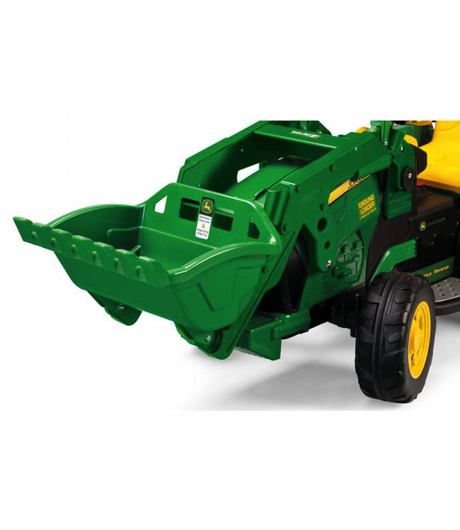 John Deere 12 Volt Electric Kids Tractor with bucket