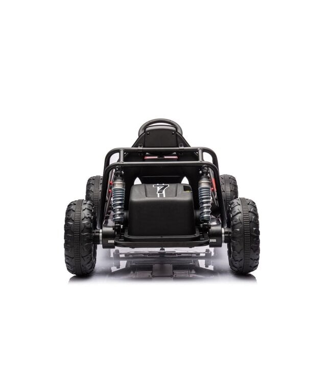 Poussette électrique pour enfants 24 volts, pneus en caoutchouc, siège en similicuir !