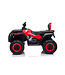24 volt Electric Quad, 4 engines, rubber tires, leather seat and more!