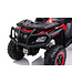 24 volt Electric Quad, 4 engines, rubber tires, leather seat and more!