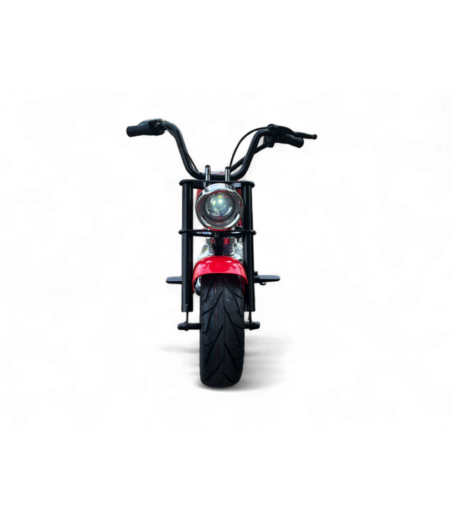 Chopper Warrior, 24 volt electric children's motorcycle with pneumatic tires and imitation leather seat!