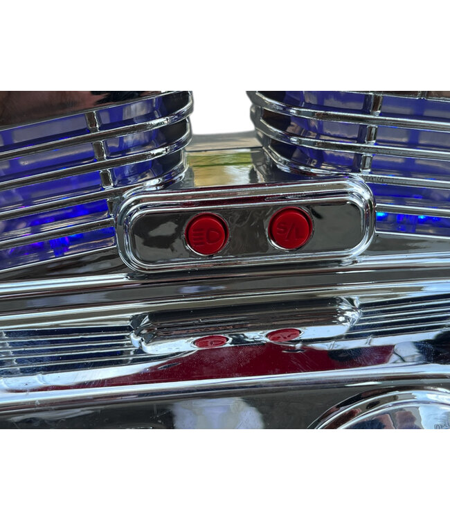 Chopper Warrior, 24 volt electric children's motorcycle with pneumatic tires and imitation leather seat!