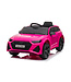 Audi RS6, 12 volt elektrische kinderauto met rubberen banden, leder zitje en meer!