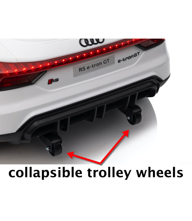 Audi RS e-tron GT, véhicule électrique pour enfants 12 volts avec module musical et plus encore !