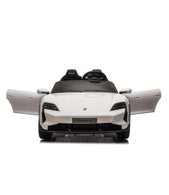 Porsche Taycan Turbo S, 2 zitter 24 volt elektrische kinderauto