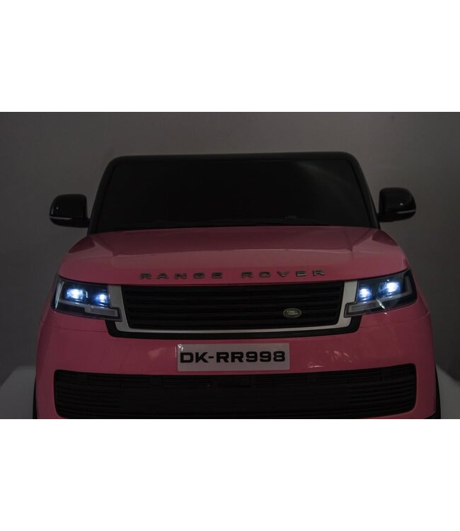 2-seater Range Rover, 24-volt electric children's car, MP4 screen, rubber tires, leather seat