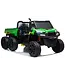 24V Elektrische Kinderauto Gator Farm Truck 4WD – 2x12V7Ah – Met Leren Zitting, Rubber Banden & Vierwielaandrijving voor Buitenrijden