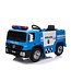 Camion de police électrique 12 V Bleu