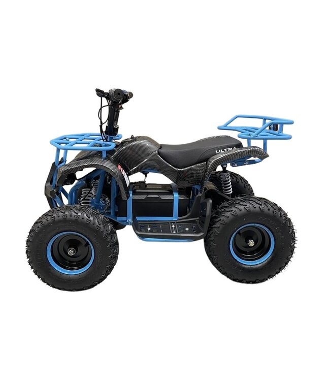 Quad électrique 48 volts avec 1000 watts de puissance, avec porte-bagages