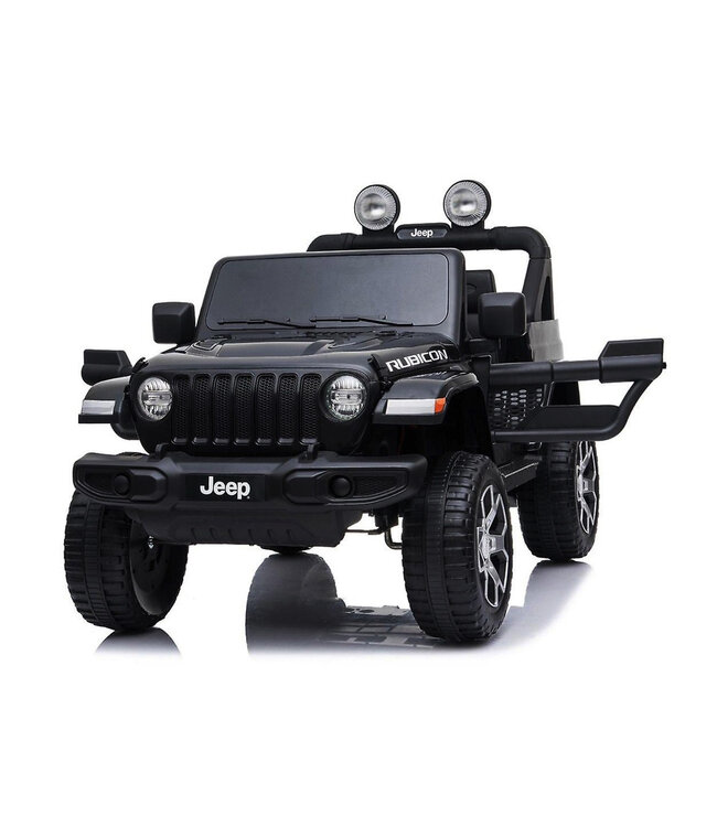 Jeep Wrangler Rubicon, 12 volt electric kids car, leather seat and more!